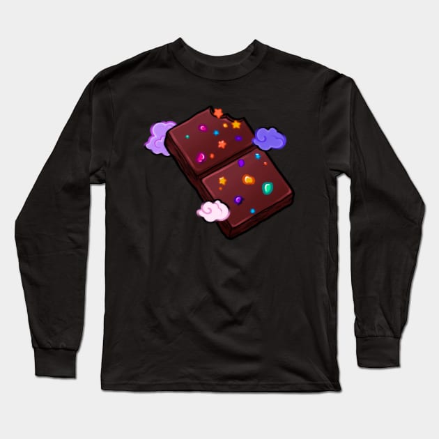 Cosmic Brownie Long Sleeve T-Shirt by MidnightTeashop